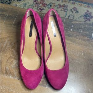 Wore a different pair of heels for wedding.